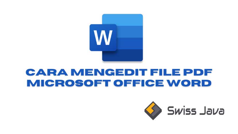 Cara Mengedit File PDF Microsoft Office Word