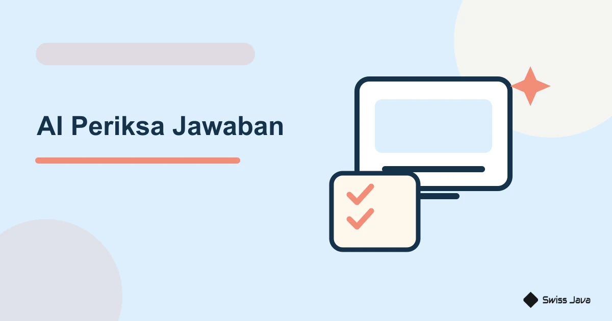 Cara Meminta AI Memeriksa Ulang Jawaban Sebelum Dikirim 6 Ilustrasi vektor ai periksa jawaban