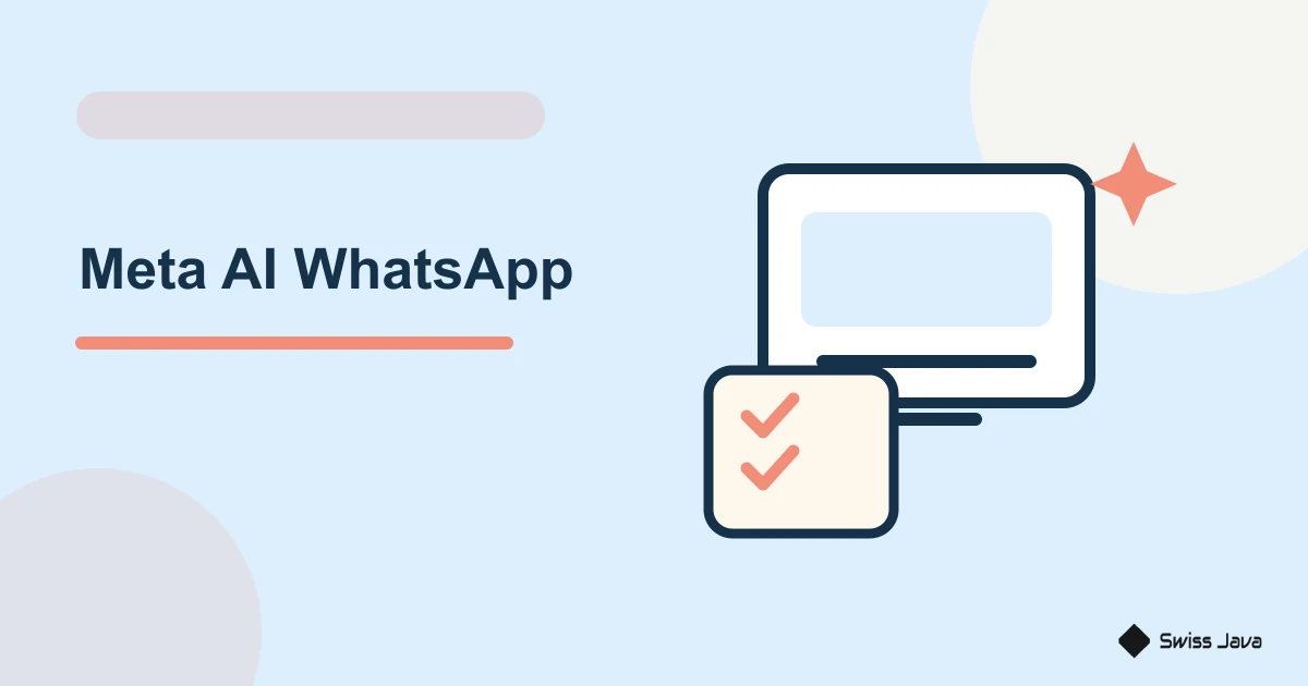 Ilustrasi vektor meta ai whatsapp