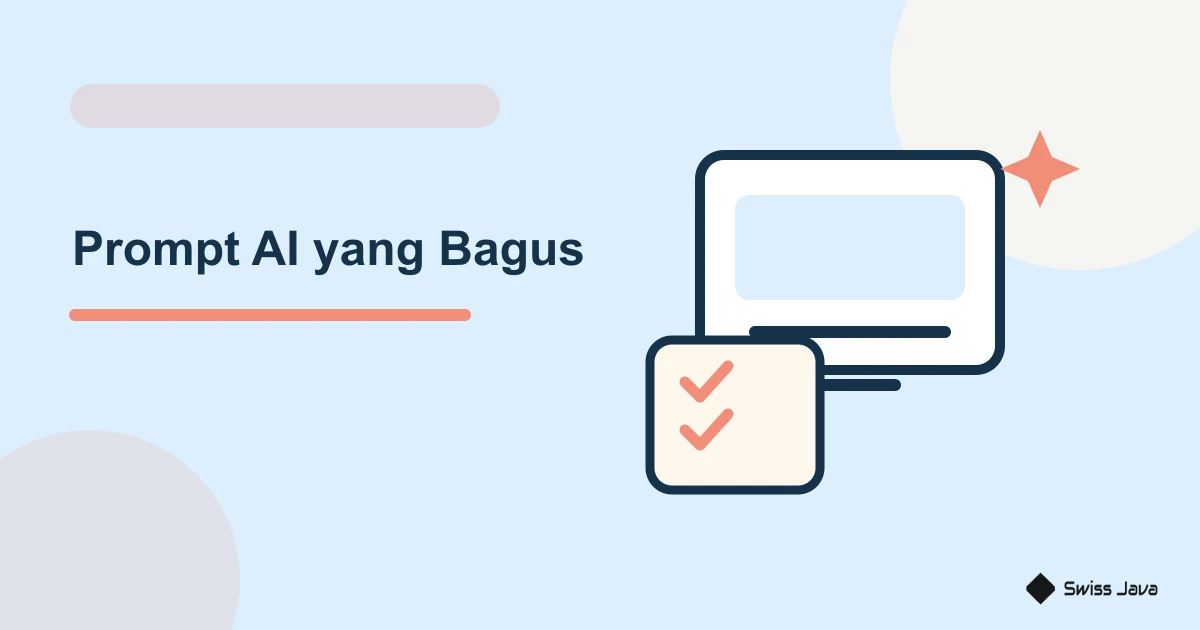 Ilustrasi vektor cara menulis prompt AI yang bagus