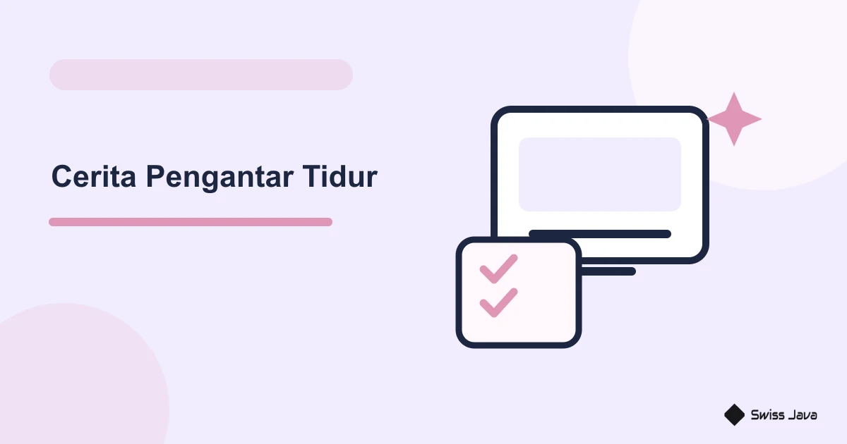 Ilustrasi vektor cerita pengantar tidur