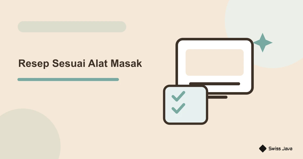 Cara Meminta AI Membuat Resep Sesuai Alat Masak Tersedia 2 Ilustrasi vektor resep sesuai alat masak
