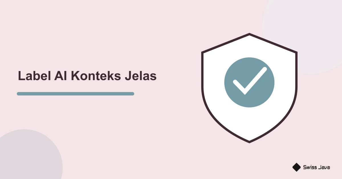 Ilustrasi pemeriksaan transparansi untuk pelabelan media AI di TikTok tanpa menampilkan antarmuka palsu