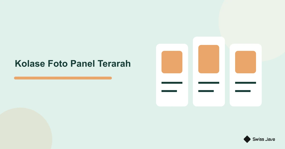 Cara Membuat Kolase Foto dengan Gemini AI yang Terarah 1 Ilustrasi panel kolase untuk mengatur urutan dan memeriksa isi foto unggahan