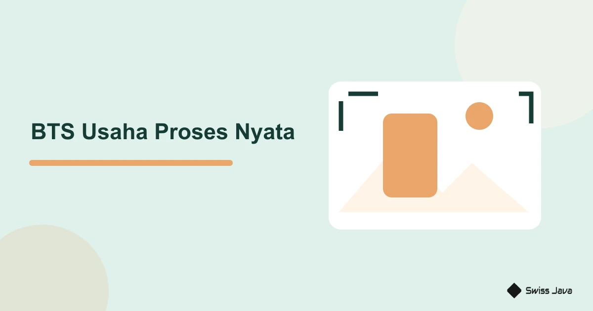 Ilustrasi foto dan proses untuk merencanakan konten di balik layar usaha rumahan dari bahan nyata
