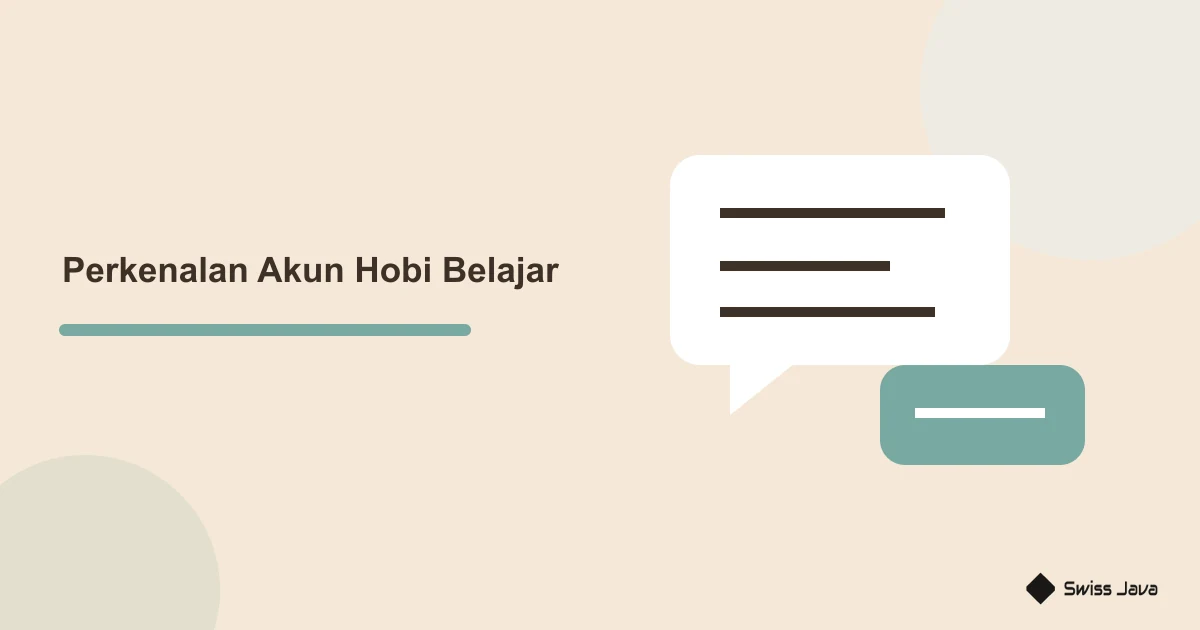 Prompt Perkenalan Akun Baru untuk Hobi dan Belajar 1 Ilustrasi percakapan untuk memperkenalkan fokus akun hobi dan catatan belajar secara spesifik