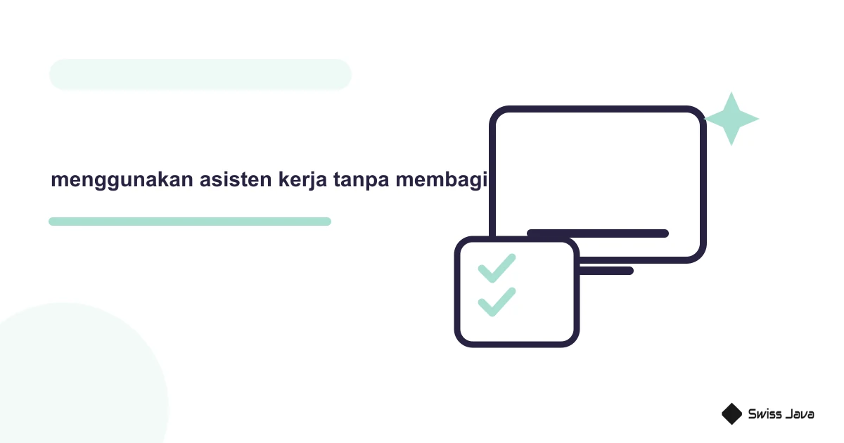 Cara Menggunakan AI Sebagai Asisten Kerja Tanpa Membagikan Data Rahasia 5 Ilustrasi vektor menggunakan asisten kerja tanpa membagikan