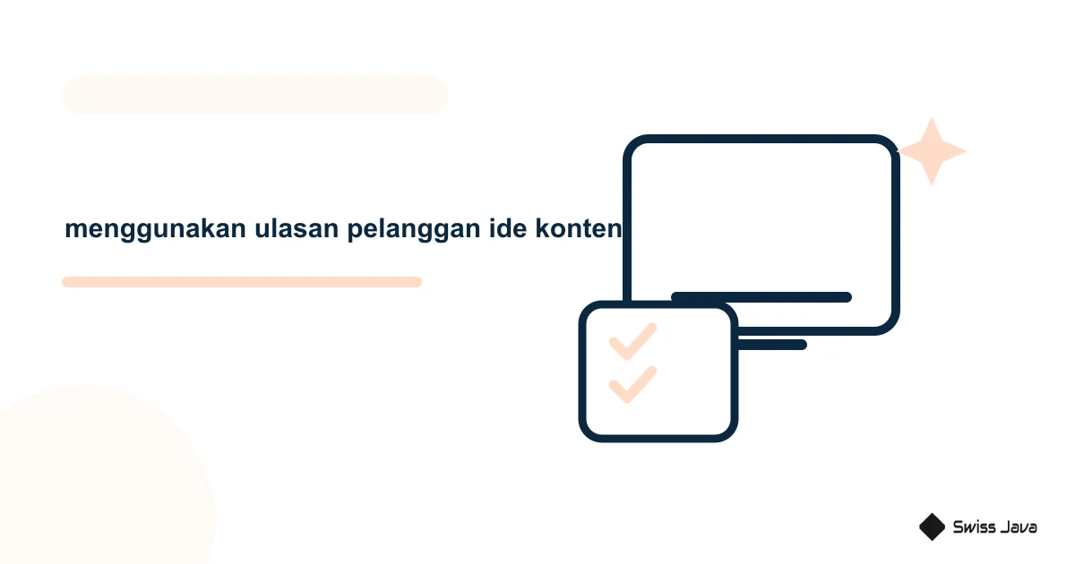 Ilustrasi vektor menggunakan ulasan pelanggan ide konten