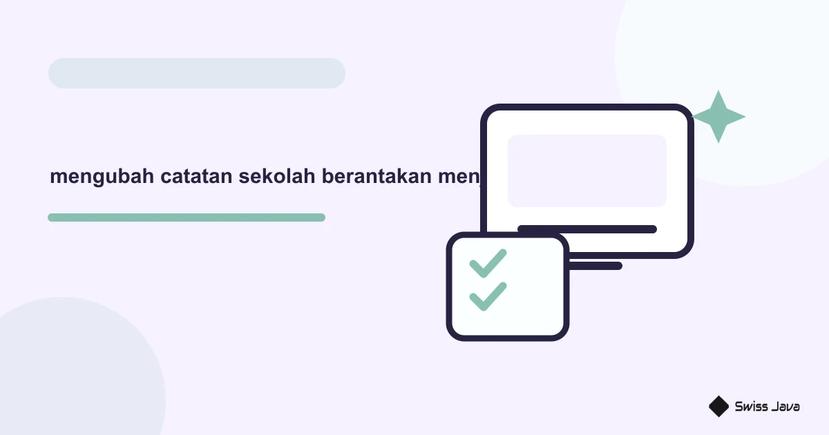Cara Mengubah Catatan Sekolah Yang Berantakan Menjadi Rangkuman Rapi 3 Ilustrasi vektor mengubah catatan sekolah berantakan menjadi