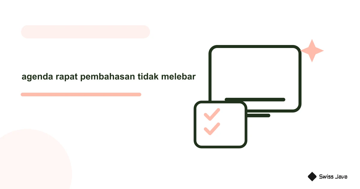 Prompt Membuat Agenda Rapat Agar Pembahasan Tidak Melebar 6 Ilustrasi vektor agenda rapat pembahasan tidak melebar