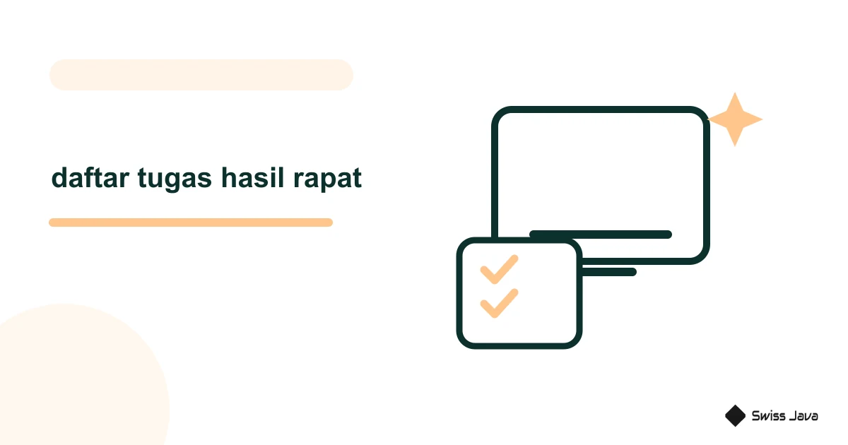 Prompt Membuat Daftar Tugas Dari Hasil Rapat 4 Ilustrasi vektor daftar tugas hasil rapat