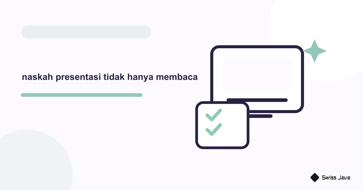 Prompt Membuat Naskah Presentasi Agar Tidak Hanya Membaca Slide 2 Ilustrasi vektor naskah presentasi tidak hanya membaca