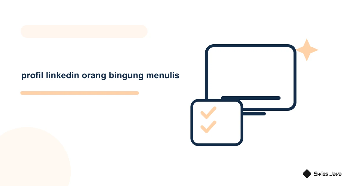 Prompt Membuat Profil Linkedin Untuk Orang Yang Bingung Menulis Tentang Diri Sendiri 5 Ilustrasi vektor profil linkedin orang bingung menulis