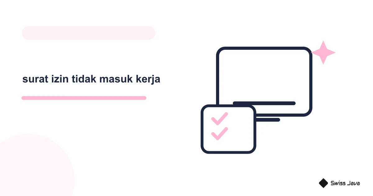 Prompt Membuat Surat Izin Tidak Masuk Kerja Yang Sopan 3 Ilustrasi vektor surat izin tidak masuk kerja