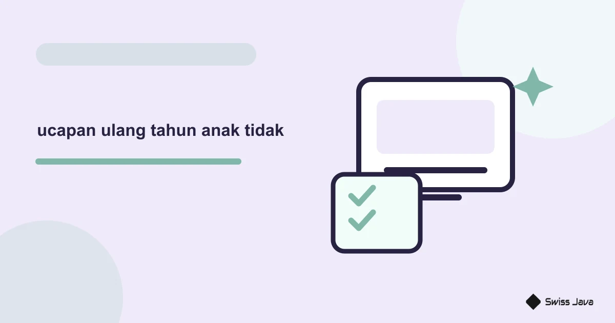 Prompt Membuat Ucapan Ulang Tahun Anak Yang Tidak Terdengar Generik 3 Ilustrasi vektor ucapan ulang tahun anak tidak