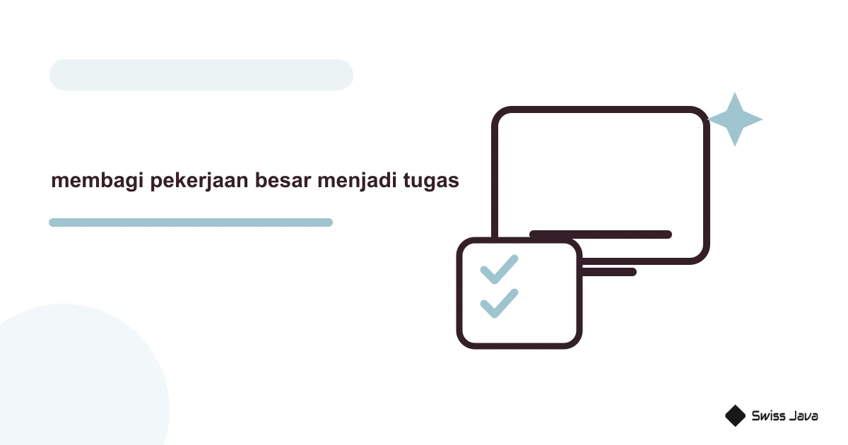 Prompt Untuk Membagi Pekerjaan Besar Menjadi Tugas Kecil 3 Ilustrasi vektor membagi pekerjaan besar menjadi tugas