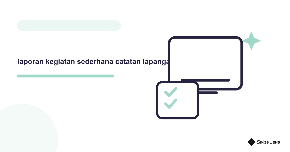 Prompt Untuk Membuat Laporan Kegiatan Sederhana Dari Catatan Lapangan 2 Ilustrasi vektor laporan kegiatan sederhana catatan lapangan