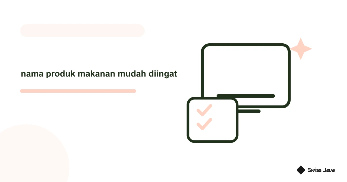 Prompt Untuk Membuat Nama Produk Makanan Yang Mudah Diingat 3 Ilustrasi vektor nama produk makanan mudah diingat