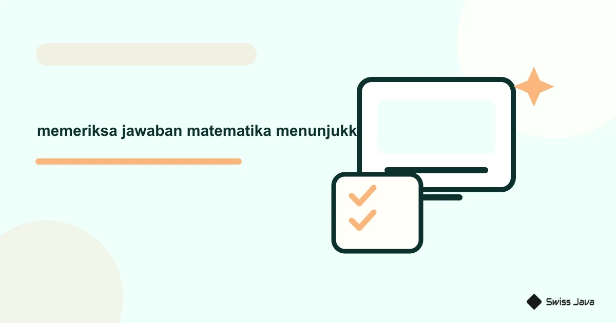 Prompt Untuk Memeriksa Jawaban Matematika Dan Menunjukkan Bagian Yang Salah 5 Ilustrasi vektor memeriksa jawaban matematika menunjukkan bagian