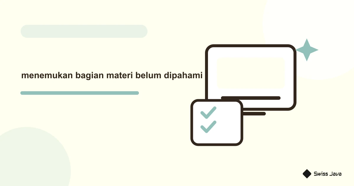 Prompt Untuk Menemukan Bagian Materi Yang Belum Dipahami 5 Ilustrasi vektor menemukan bagian materi belum dipahami