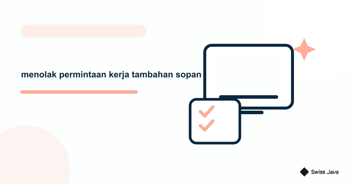 Prompt Untuk Menolak Permintaan Kerja Tambahan Dengan Sopan 6 Ilustrasi vektor menolak permintaan kerja tambahan sopan