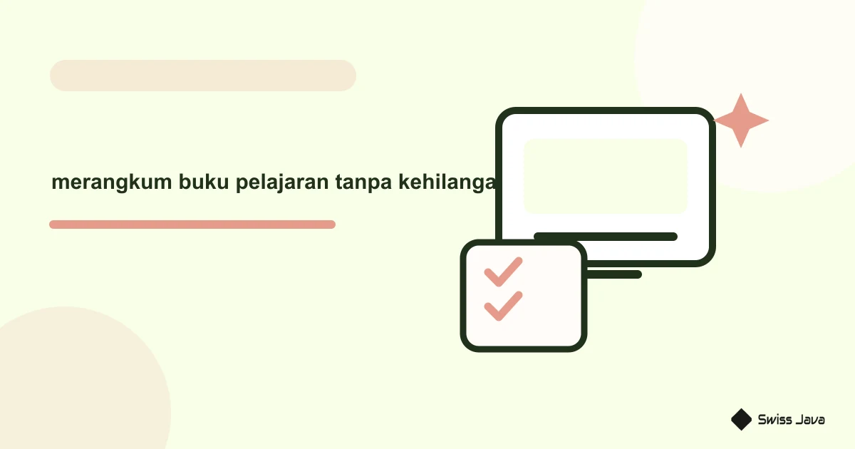 Prompt Untuk Merangkum Buku Pelajaran Tanpa Kehilangan Poin Penting 4 Ilustrasi vektor merangkum buku pelajaran tanpa kehilangan